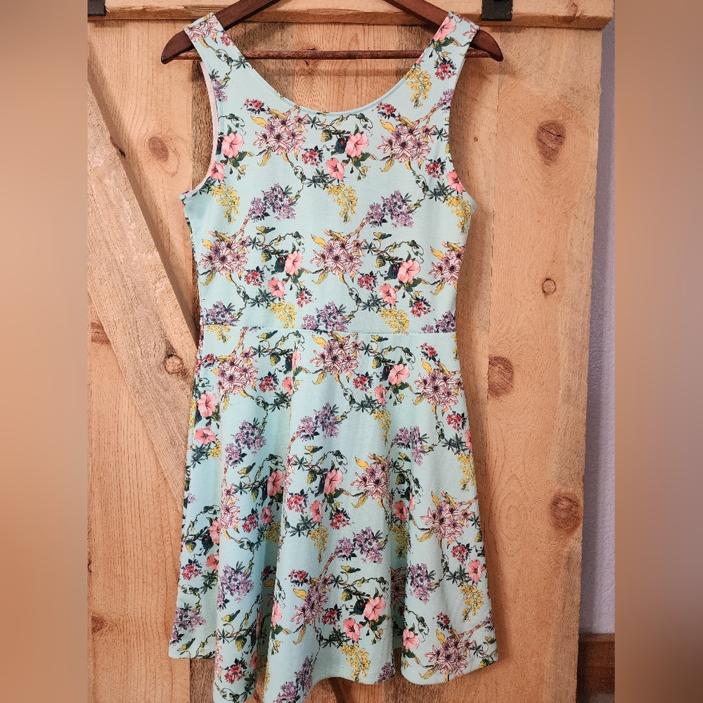 NWT floral print tank dress
